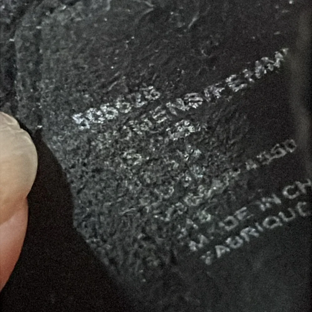 Lands' End Black Suede Wedge Slip-On‎ Shoes